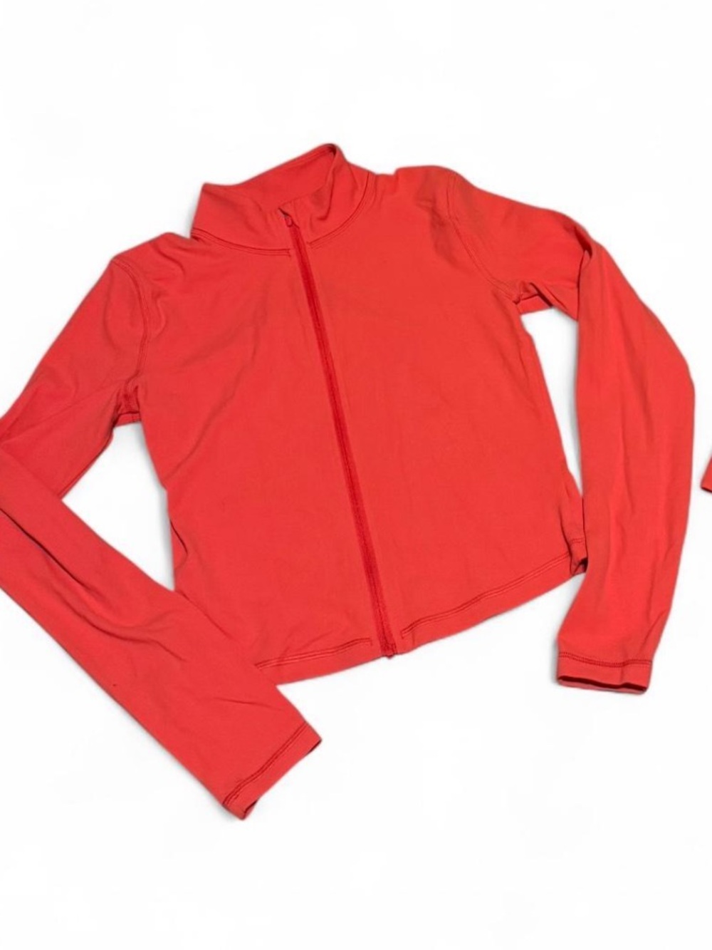 Aritzia Cherry Red TNA Golden activewear jacket